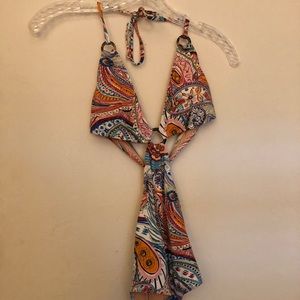 Jcrew paisley monokini swimsuit